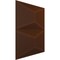 Ekena Millwork 19 5/8in. W x 19 5/8in. H Aberdeen EnduraWall Decorative 3D Wall Panel Covers 2.67 Sq. Ft. WP20X20ABDRU - alternate 4